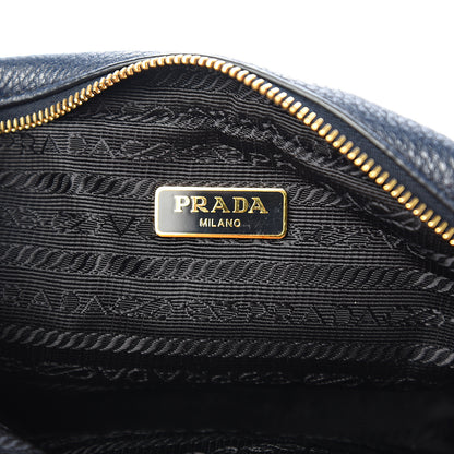 Prada Vitello Daino Cosmetic Pouch Baltico 5 of 9