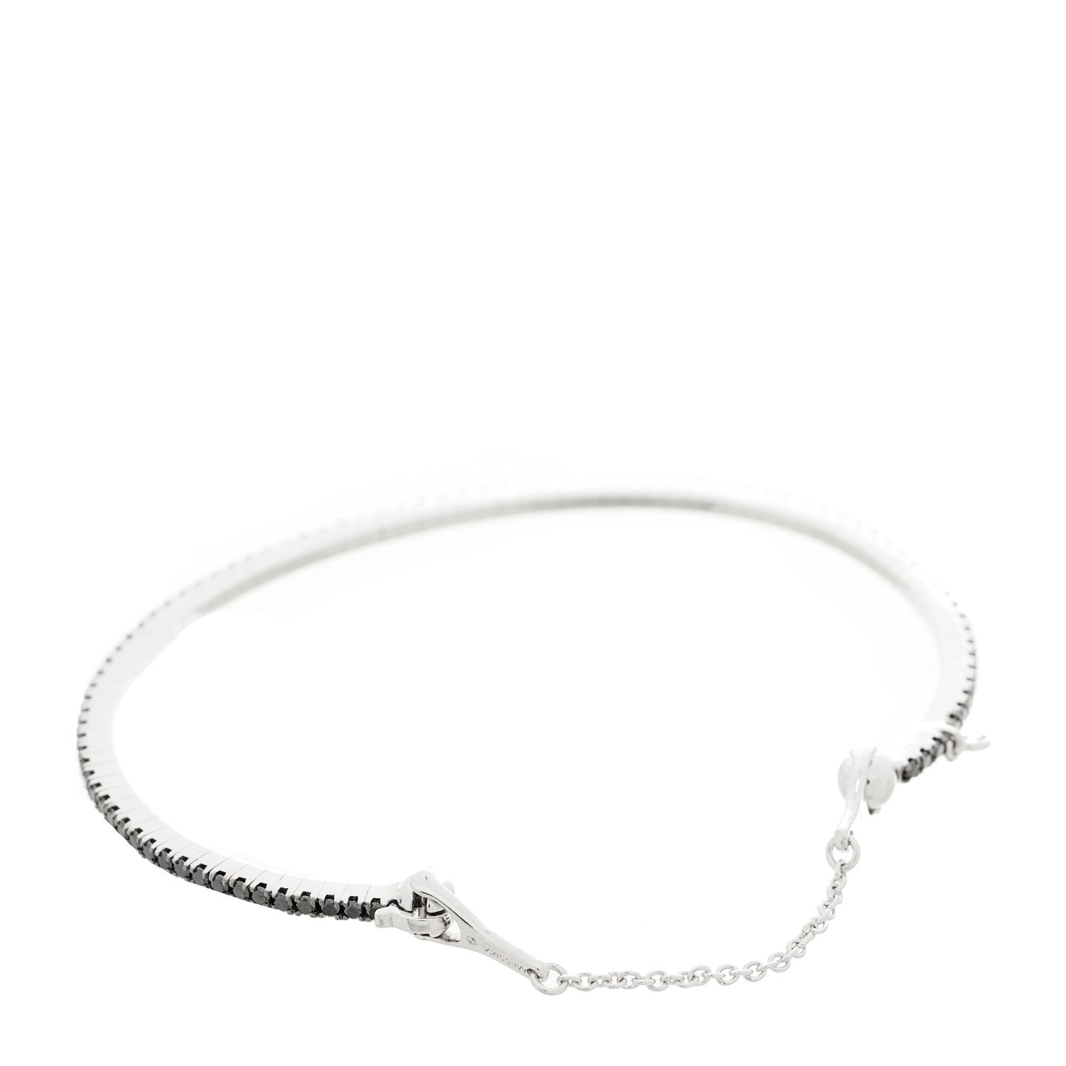 Messika 18K White Gold Black Diamond Bracelet 2 of 5