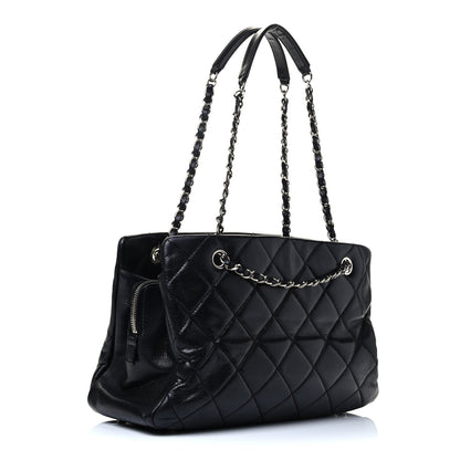Chanel Caviar Quilted CC Timeless Soft Tote Black 2 of 4