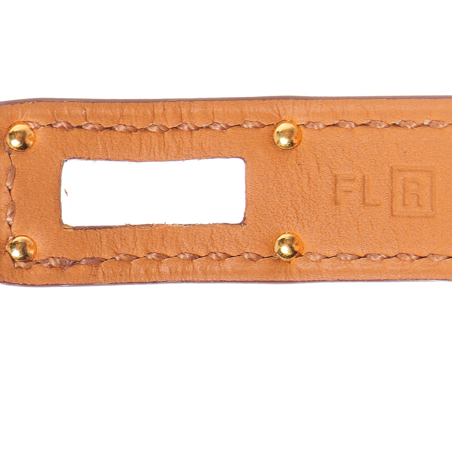 Hermes Barenia Kelly Double Tour Bracelet Small Fauve 4 of 6