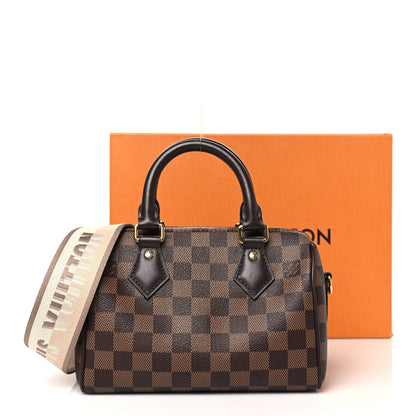 Louis Vuitton Damier Ebene Speedy Bandouliere 20 10 of 10