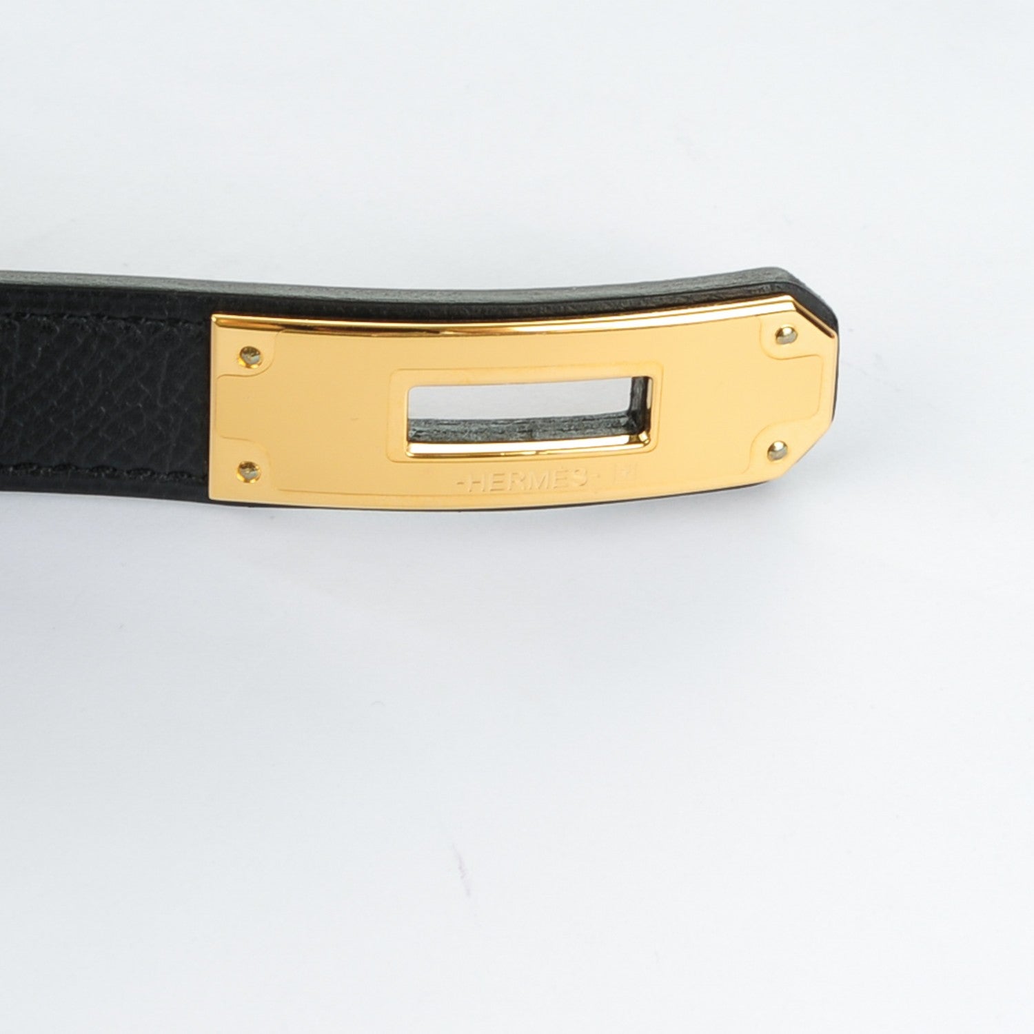 Hermes Epsom Kelly Belt Black 4 of 5