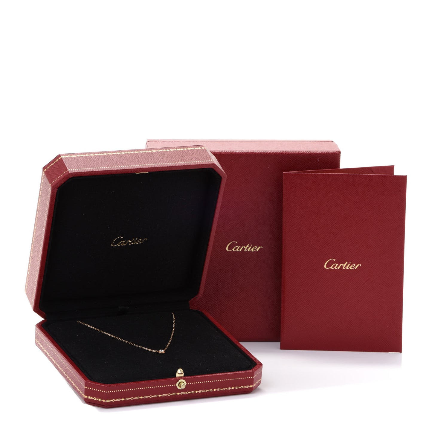 18K Yellow Gold Diamond SM D'Amour Pendant Necklace