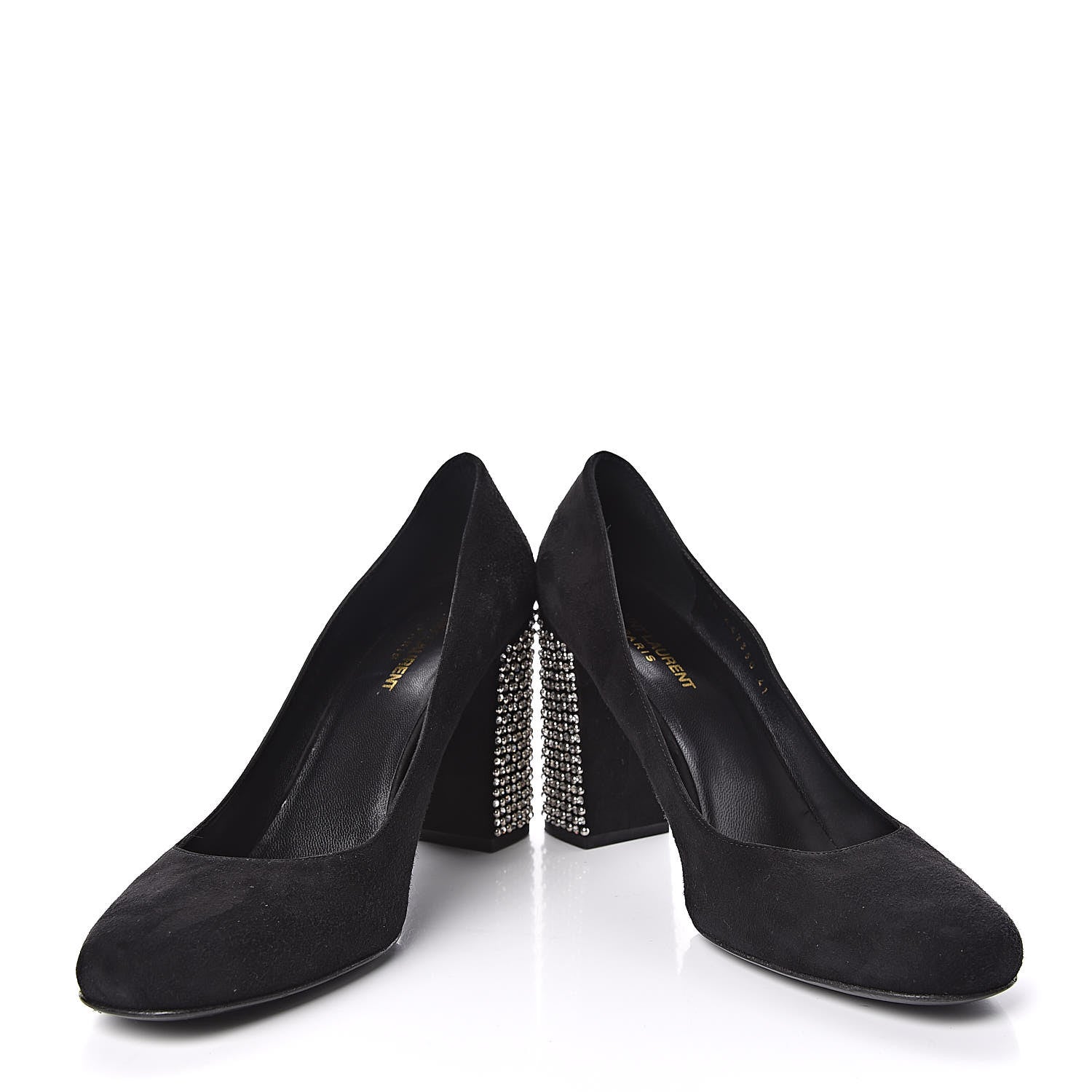 Saint Laurent Kid Scamosciato Babies 90 Pumps 41 Black 5 of 14