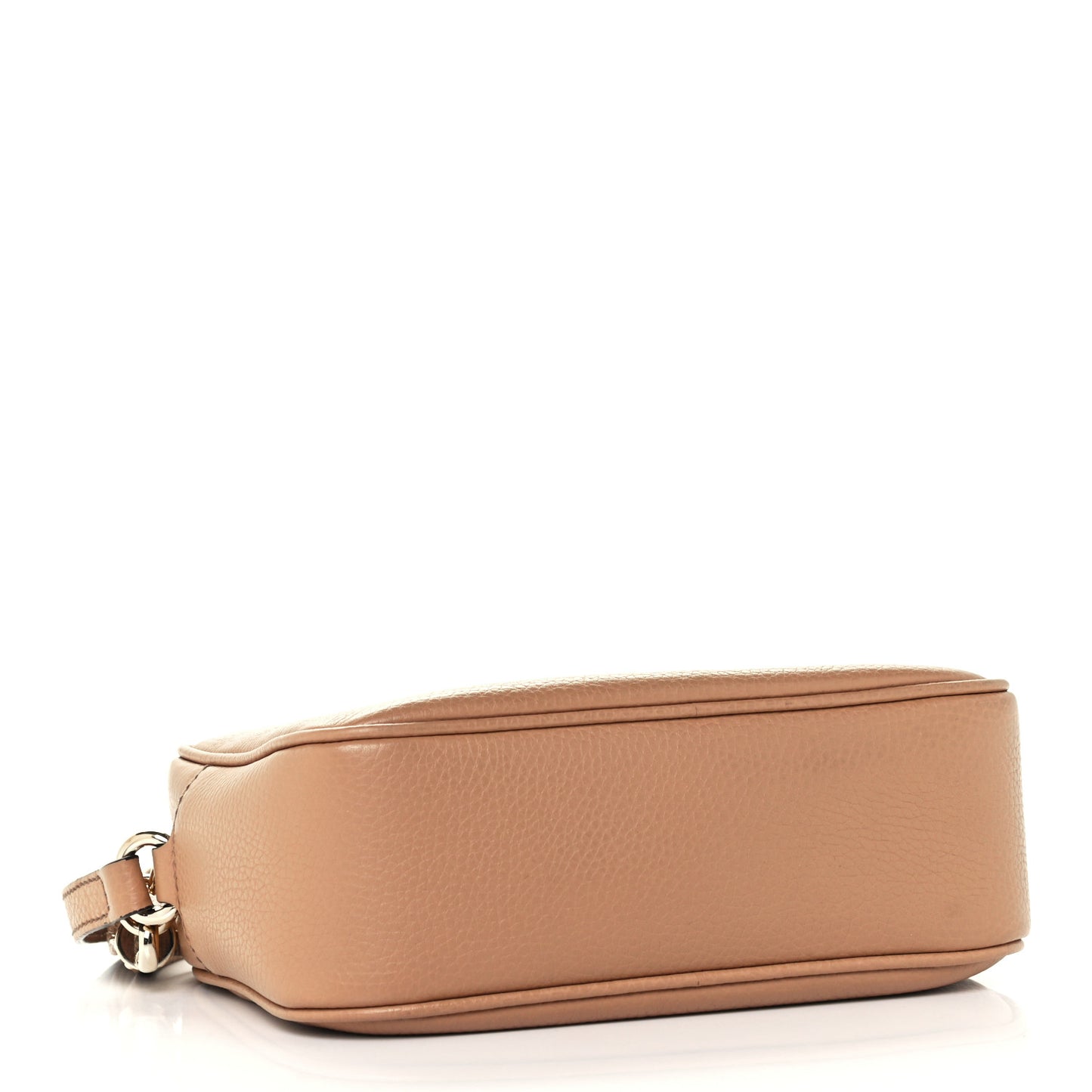 Pebbled Calfskin Small Soho Disco Bag Camelia