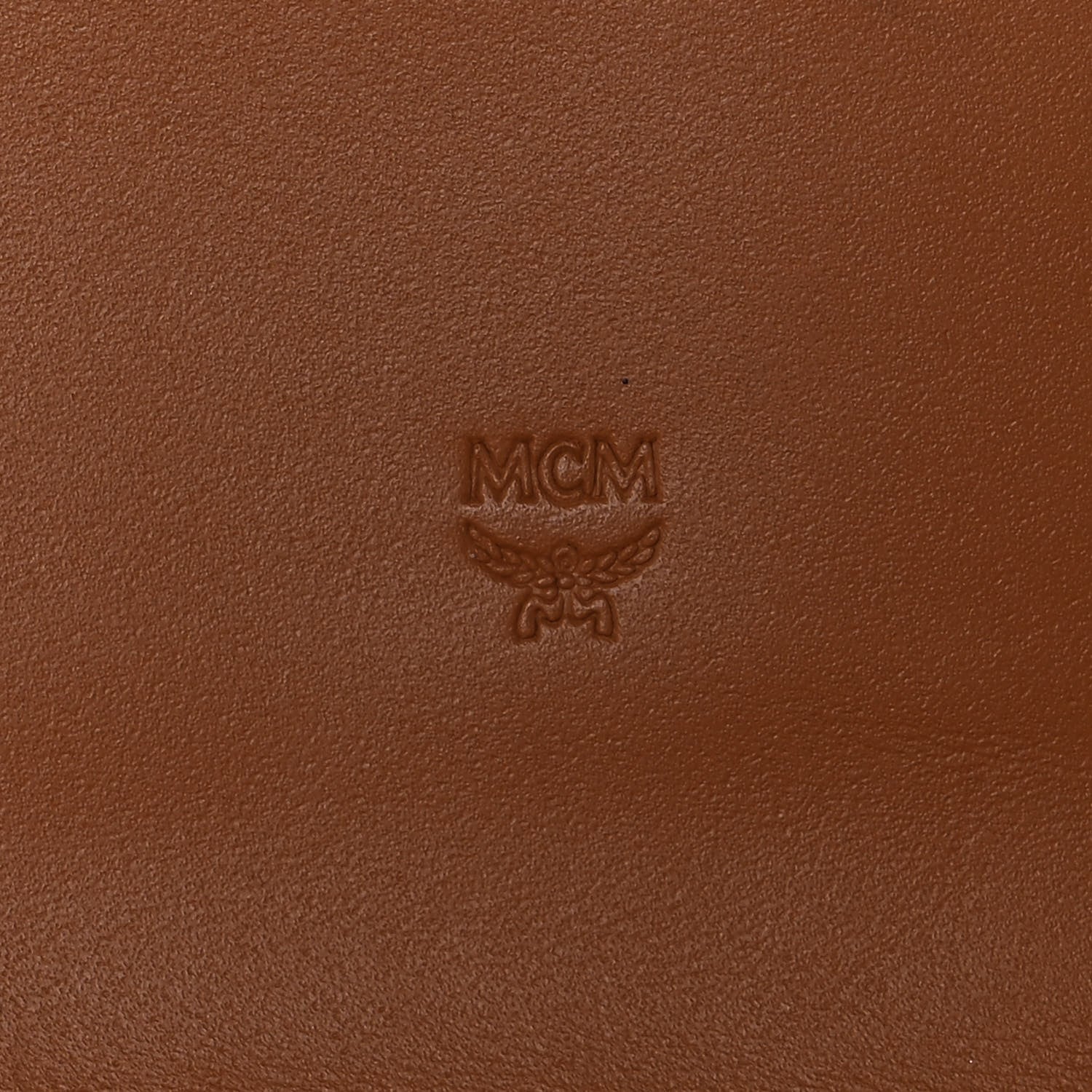 MCM Visetos Large Patricia Chain Wallet Cognac 5 of 8