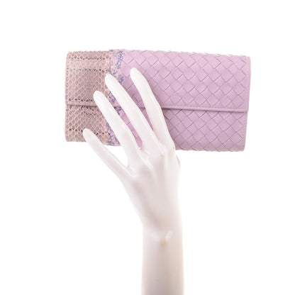 Bottega Veneta Nappa Intrecciato Ayers Continental Wallet Parme 2 of 7