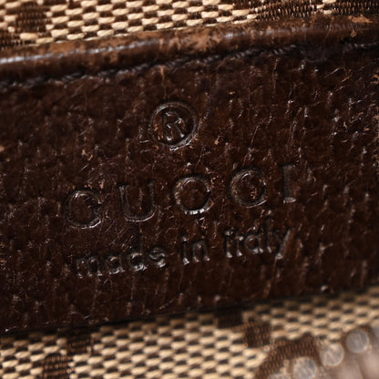 Gucci GG Monogram Double Pocket Belt Bag Dark Brown 6 of 10