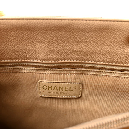 Chanel Caviar Quilted Grand Shopping Tote GST Beige Clair 6 of 10