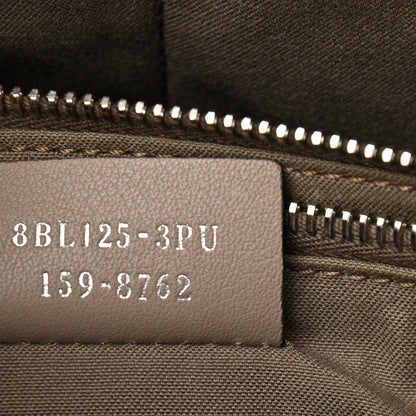 Fendi Vitello Dolce 4 Color Large By The Way Boston Bag Grigio Polvere Emerald Multicolor 7 of 12