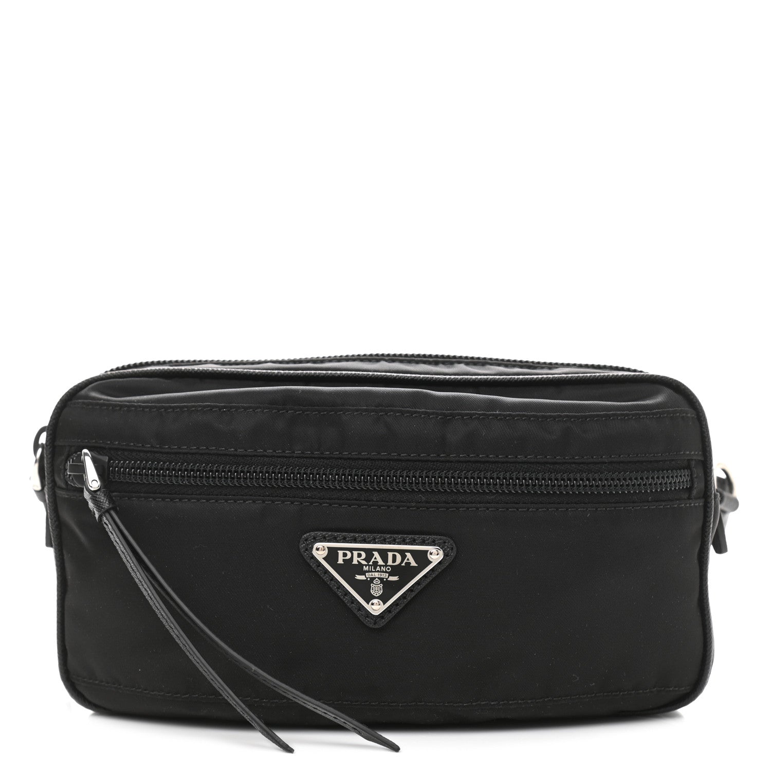 Prada Tessuto Nylon Belt Bag Black 1 of 11