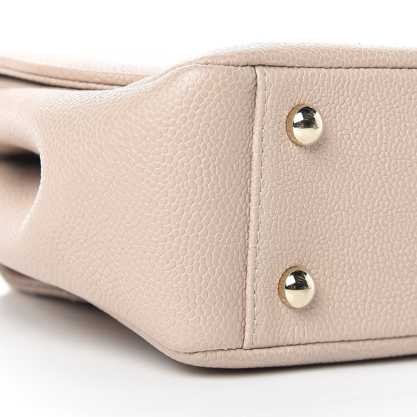 Caviar Small Flap Light Beige