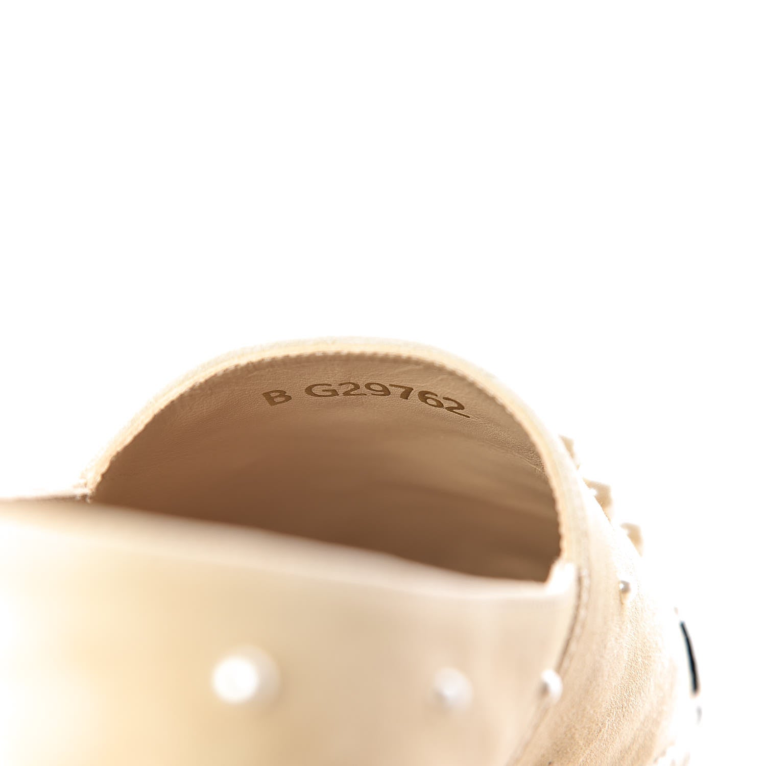 Chanel Suede Pearl CC Espadrilles 38 Beige Black 10 of 11