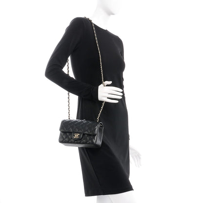 Chanel Caviar Quilted Mini Rectangular Flap Black 2 of 8