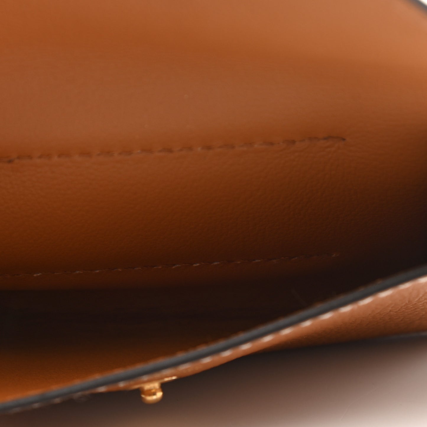 Epsom Kelly Pocket Belt Gold