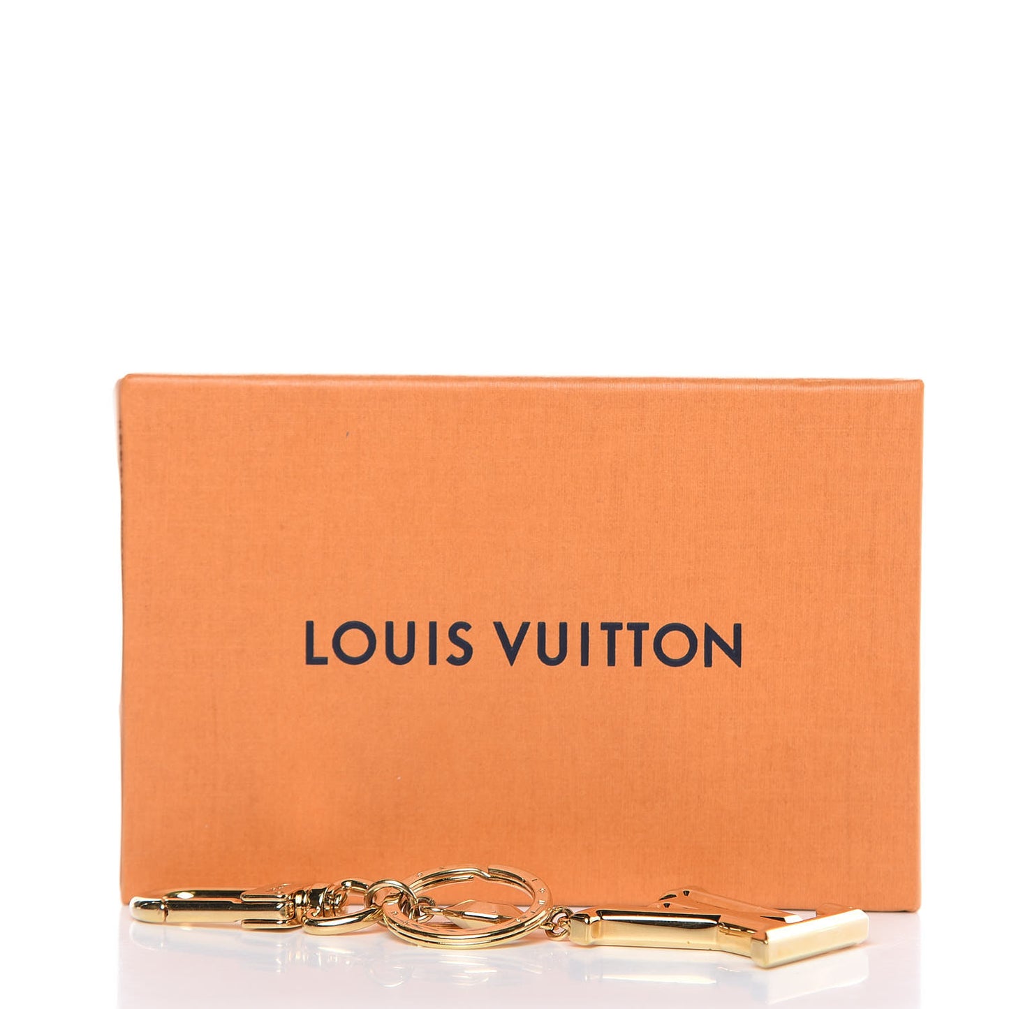 LV Facettes Bag Charm Key Holder Gold