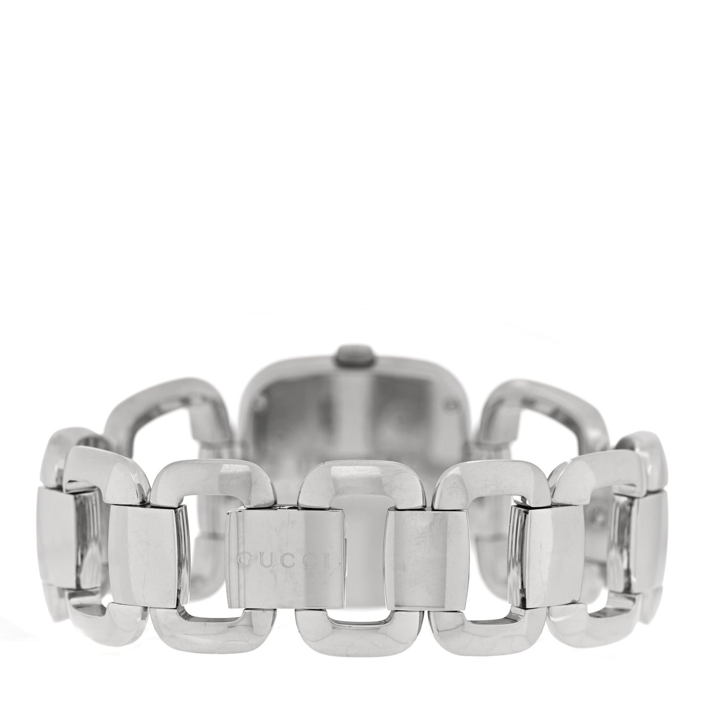 Stainless Steel 32mm G-Gucci Square Quartz Watch Blue