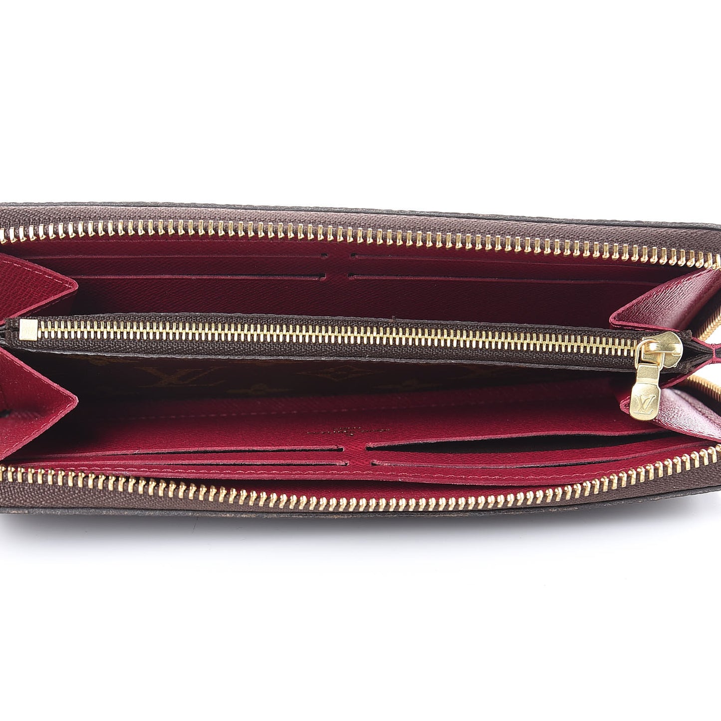 Monogram Clemence Wallet Fuchsia