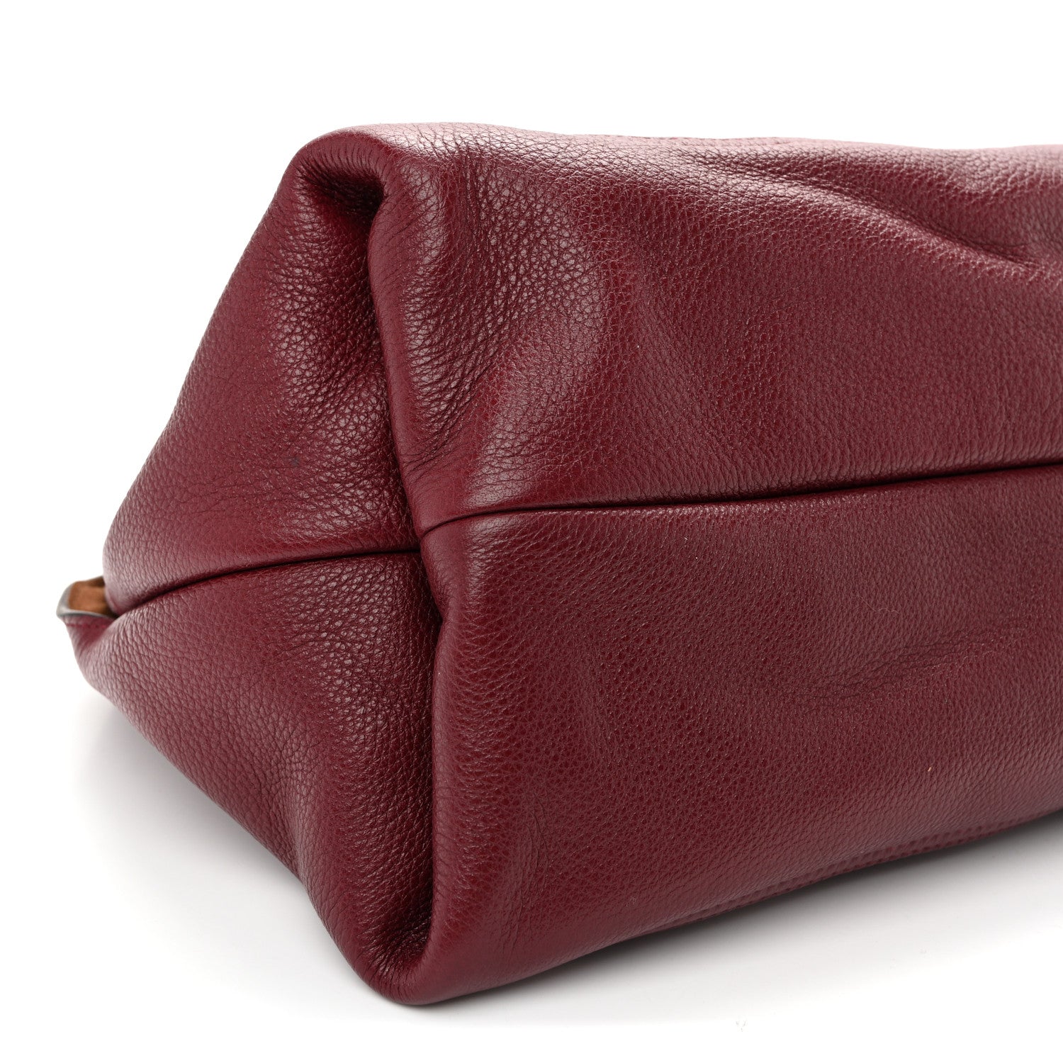 Gucci Grained Calfskin Softbit Medium Shoulder Bag Rosso Ancora 8 of 10