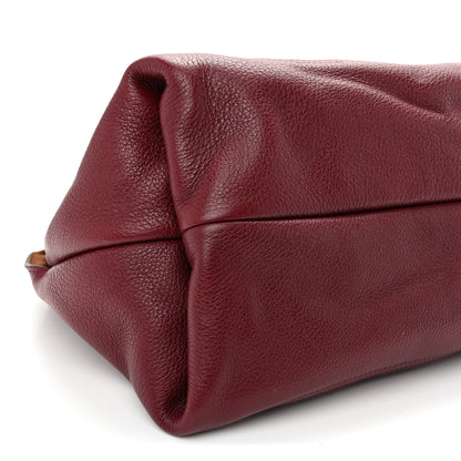 Gucci Grained Calfskin Softbit Medium Shoulder Bag Rosso Ancora 8 of 10