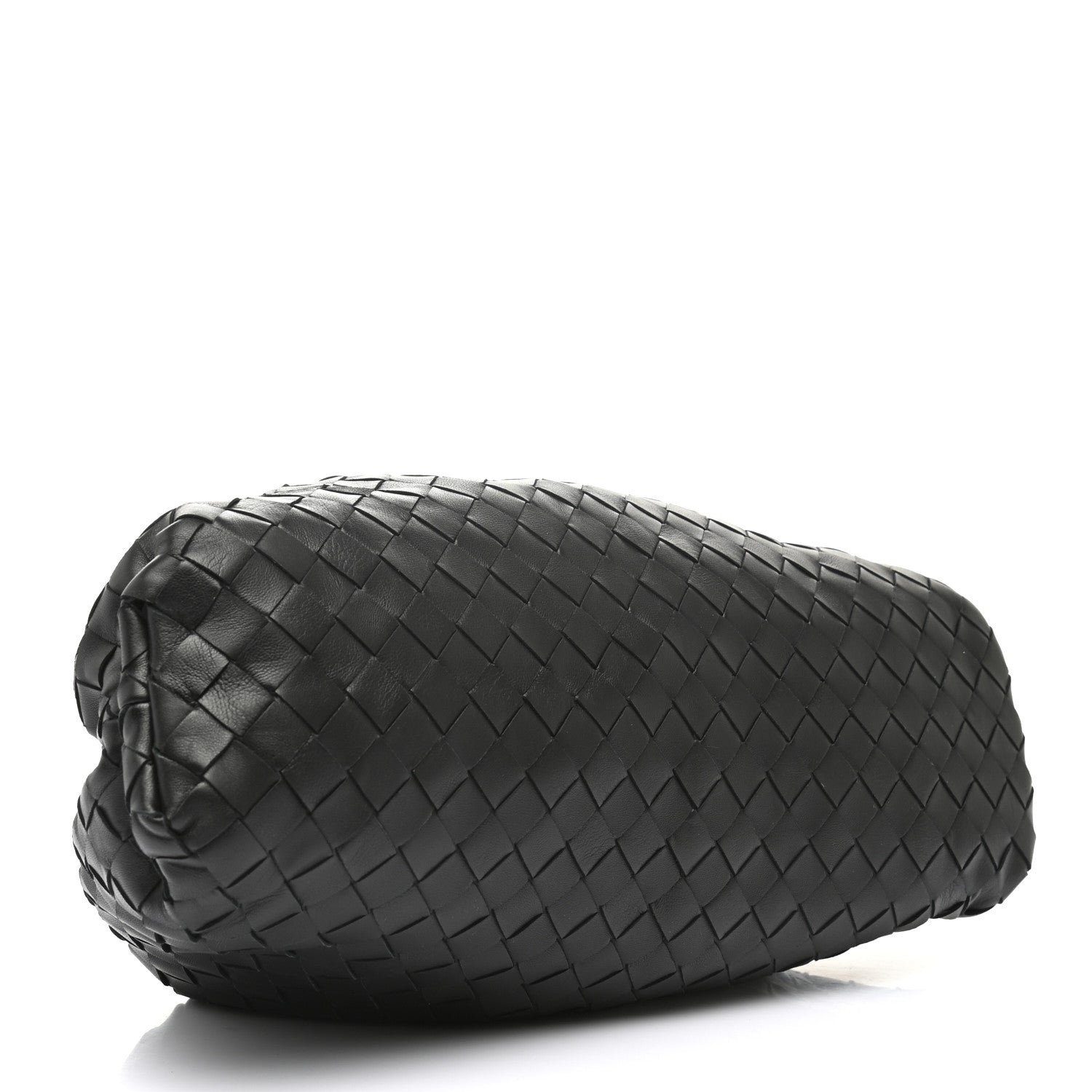 Bottega Veneta Nappa Maxi Intreccio The Pouch Oversized Clutch Black 4 of 10