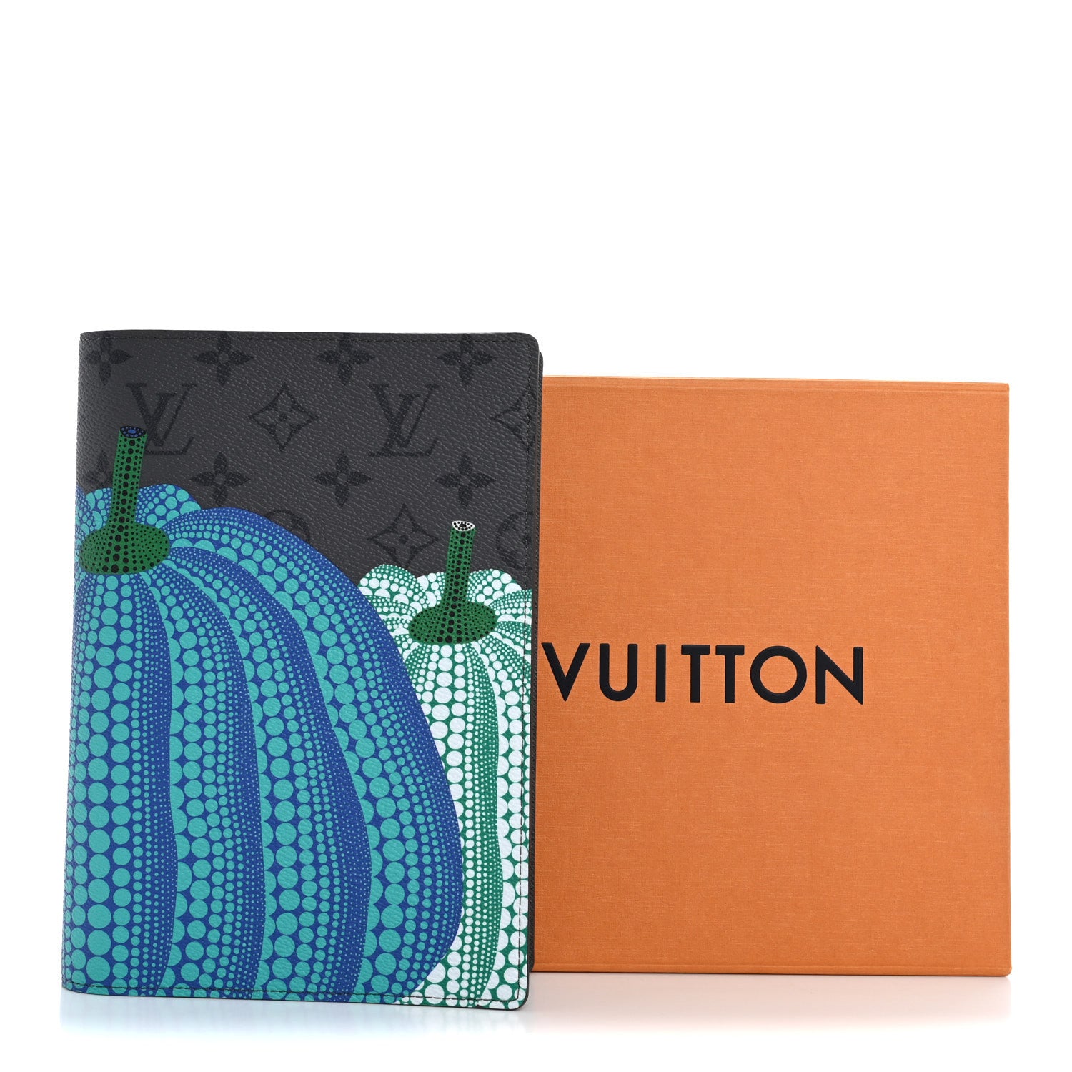 Louis Vuitton LV X YK Monogram Eclipse Reverse Pumpkin Notebook Cover Multicolor 8 of 8