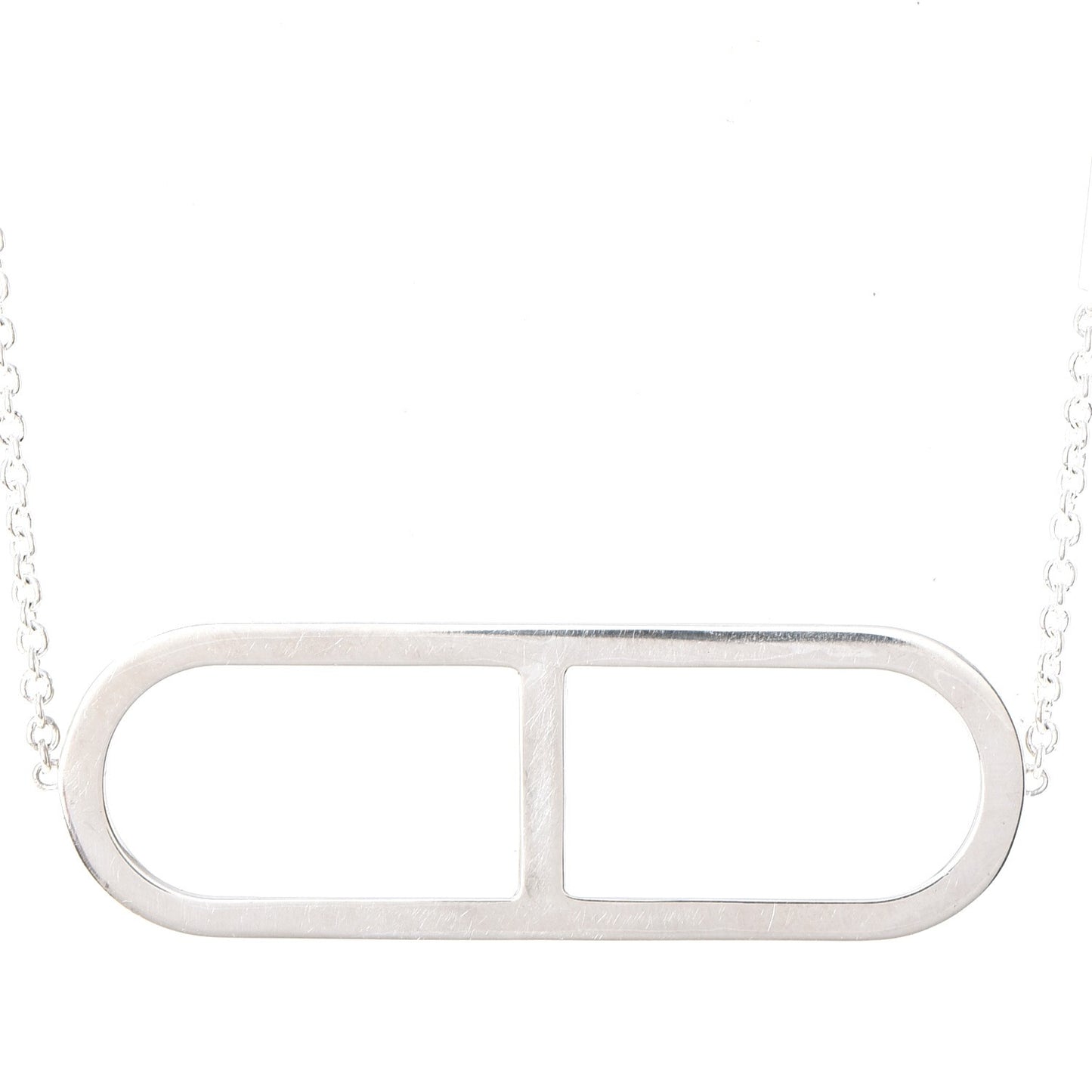 Sterling Silver Ever Chaine d'Ancre Long Necklace
