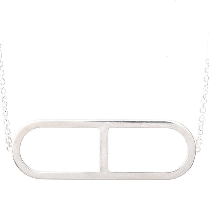 Hermes Sterling Silver Ever Chaine d'Ancre Long Necklace 5 of 6