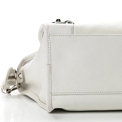 Balenciaga Chevre Silver Metallic Edge Hardware City White 8 of 17