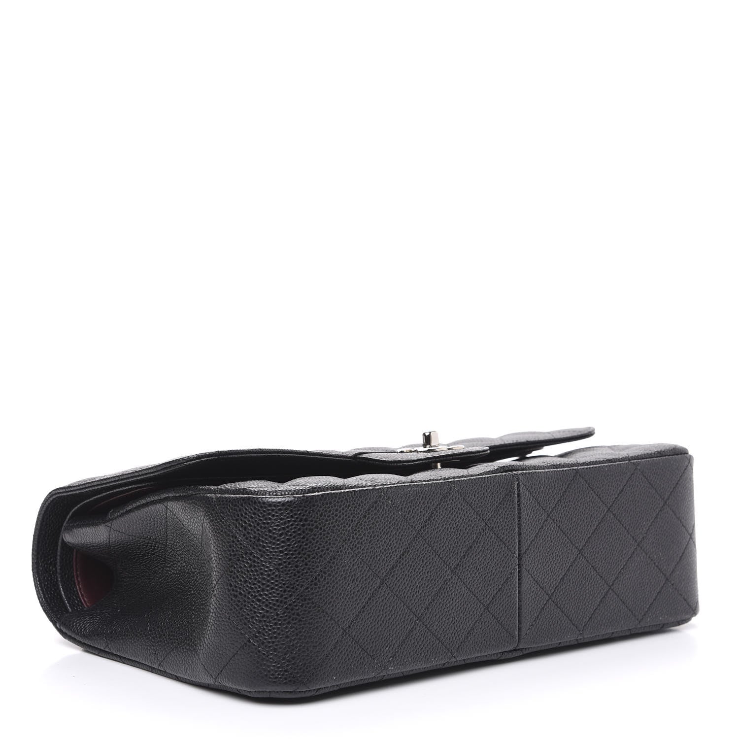 Chanel Caviar Quilted Jumbo Double Flap Black 3 of 9