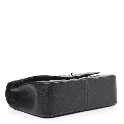 Chanel Caviar Quilted Jumbo Double Flap Black 3 of 9