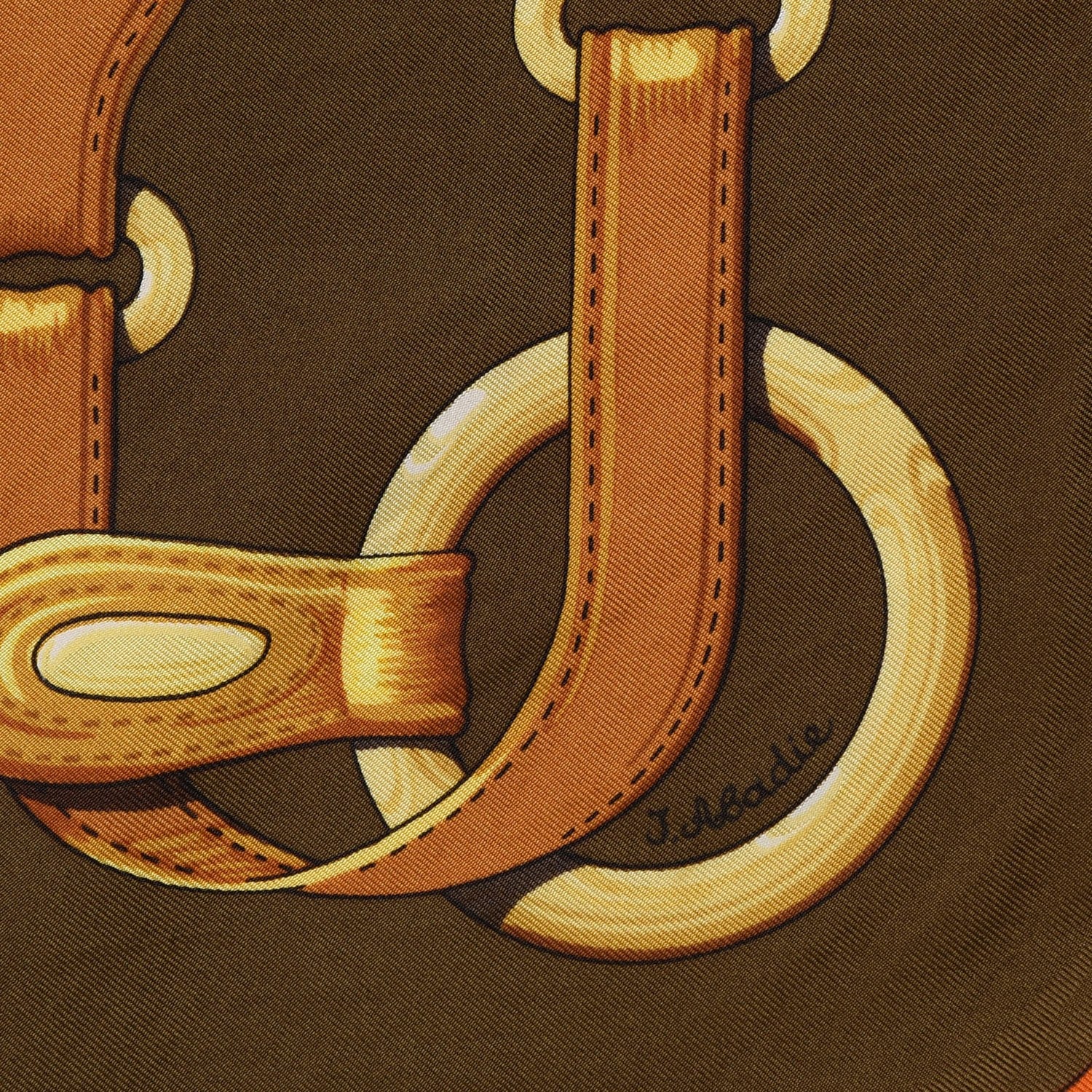 Hermes Silk Coaching Scarf 90 4 of 12