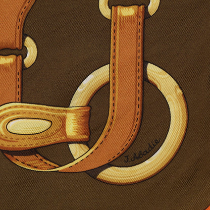 Hermes Silk Coaching Scarf 90 4 of 12