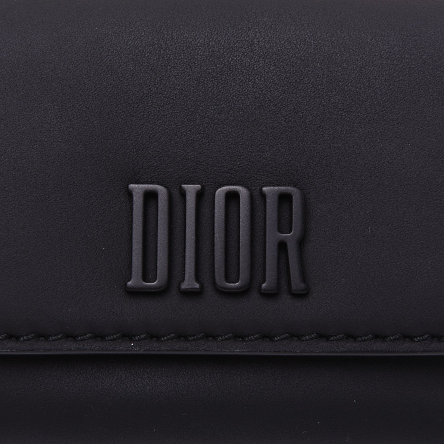 Christian Dior Ultra Matte Calfskin Medium Wallet Black 13 of 14