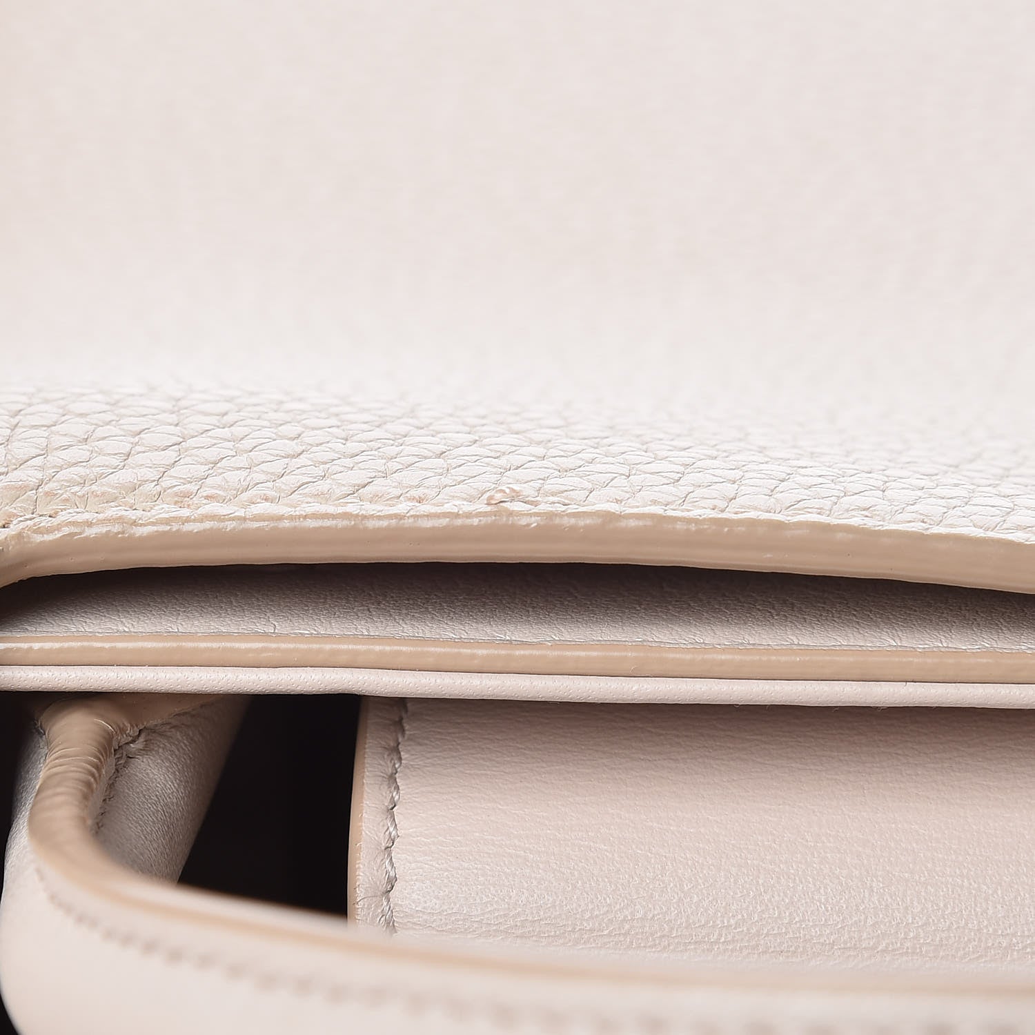 Christian Dior Grained Calfskin Medium Diorever Flap Tapioca 10 of 18