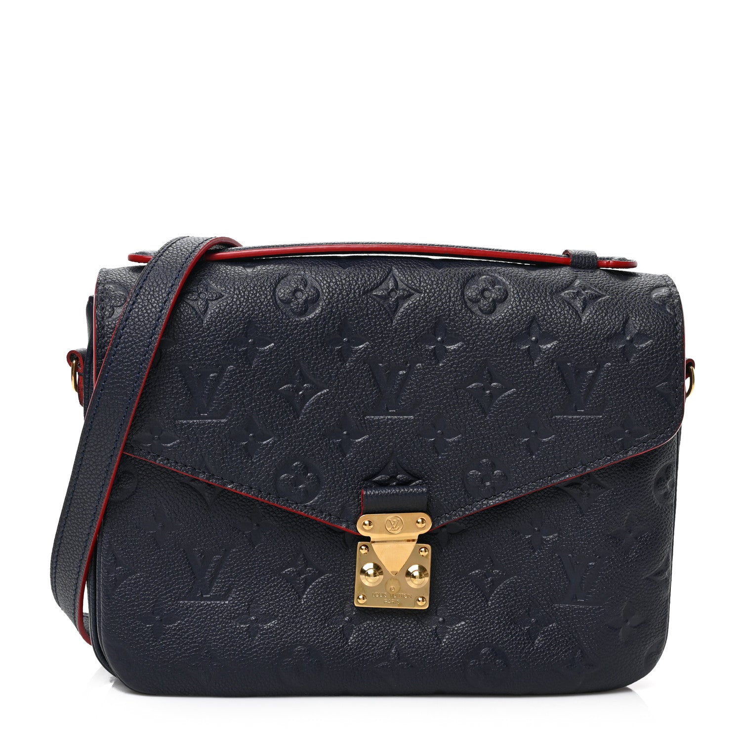 Louis Vuitton Empreinte Pochette Metis Marine Rouge 1 of 8