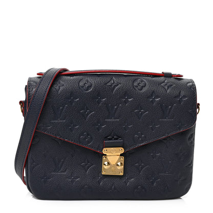 Louis Vuitton Empreinte Pochette Metis Marine Rouge 1 of 8