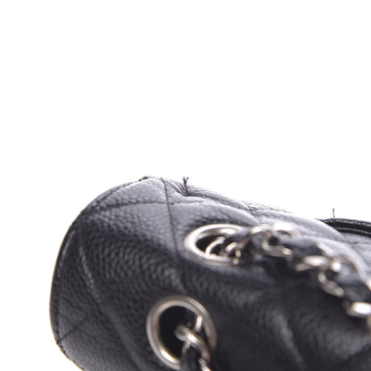 Chanel Caviar Quilted Medium Double Flap Black 13 of 14