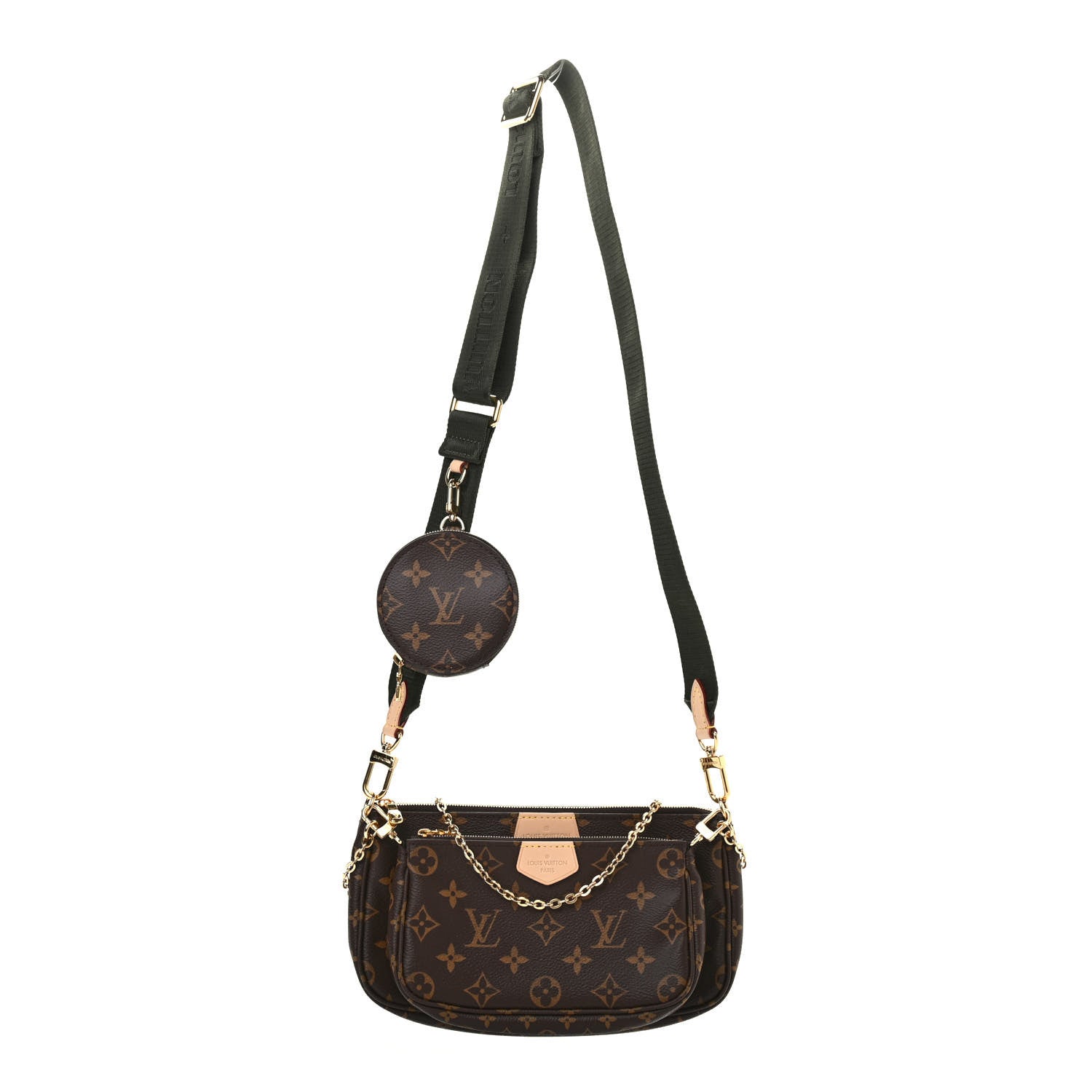 Louis Vuitton Monogram Multi Pochette Accessories Kaki 1 of 9