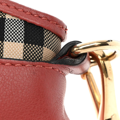 Burberry Horseferry Check Small Chichester Crossbody Clutch Bag Parade Red 10 of 10