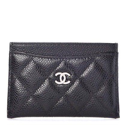 Chanel Caviar Quilted Card Holder Black 1 of 9