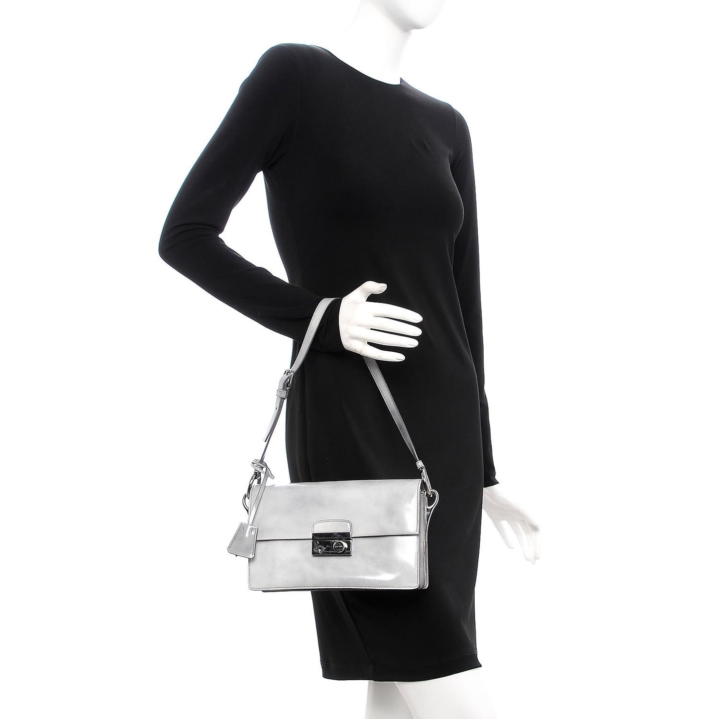 Spazzolato Sound Shoulder Bag Grigio