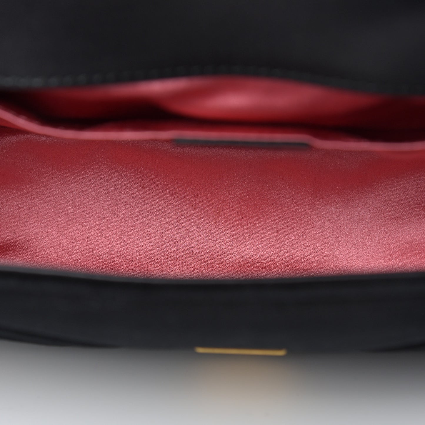 Velvet Matelasse Mini GG Marmont Shoulder Bag Black
