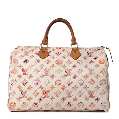 Louis Vuitton Watercolor Aquarelle Speedy 35 White 1 of 13