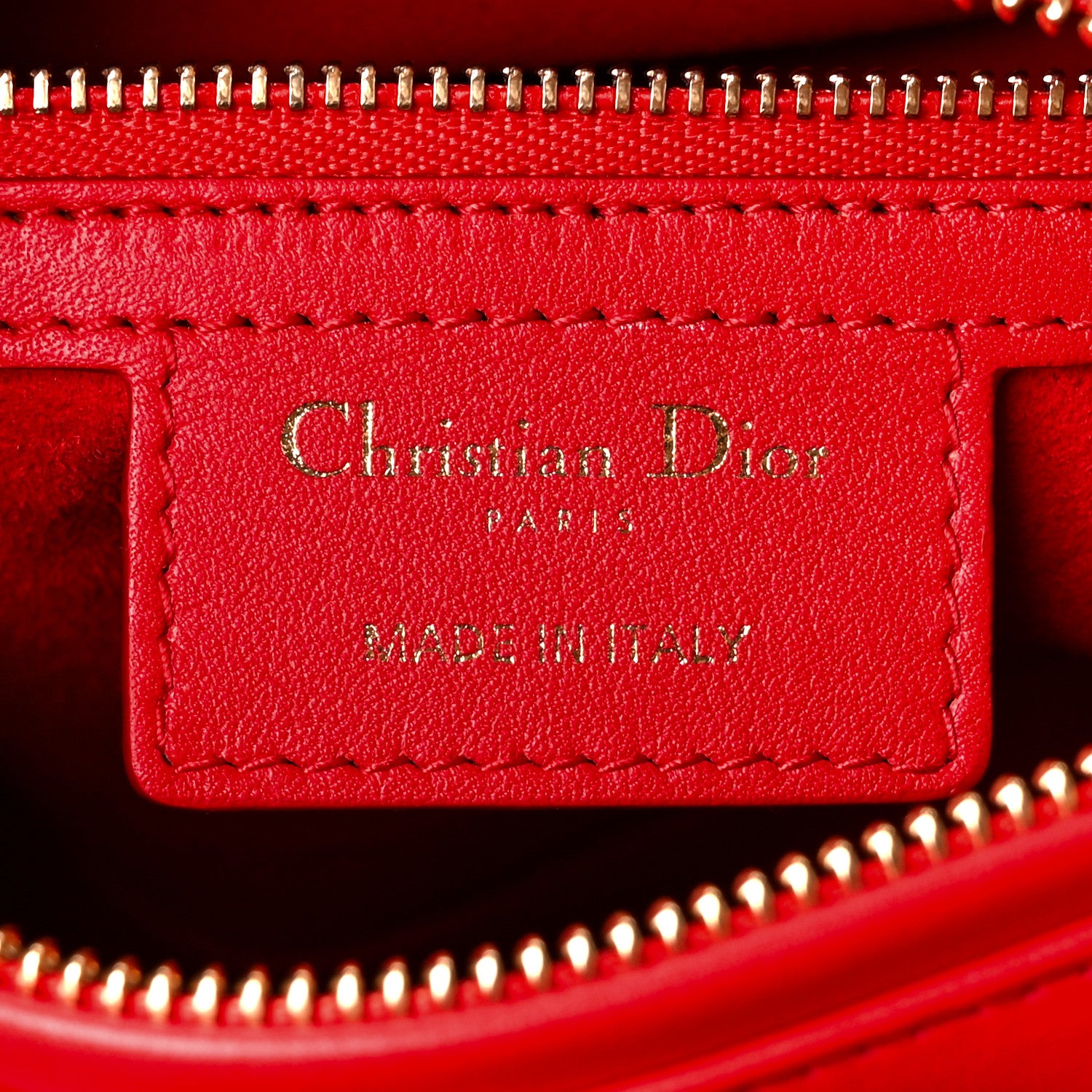 Christian Dior Calfskin Niki De Saint Phalle Medium Supple Lady Dior Red 7 of 11