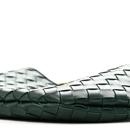 Bottega Veneta Nappa Intrecciato Sardine Bag Emerald Green 9 of 10