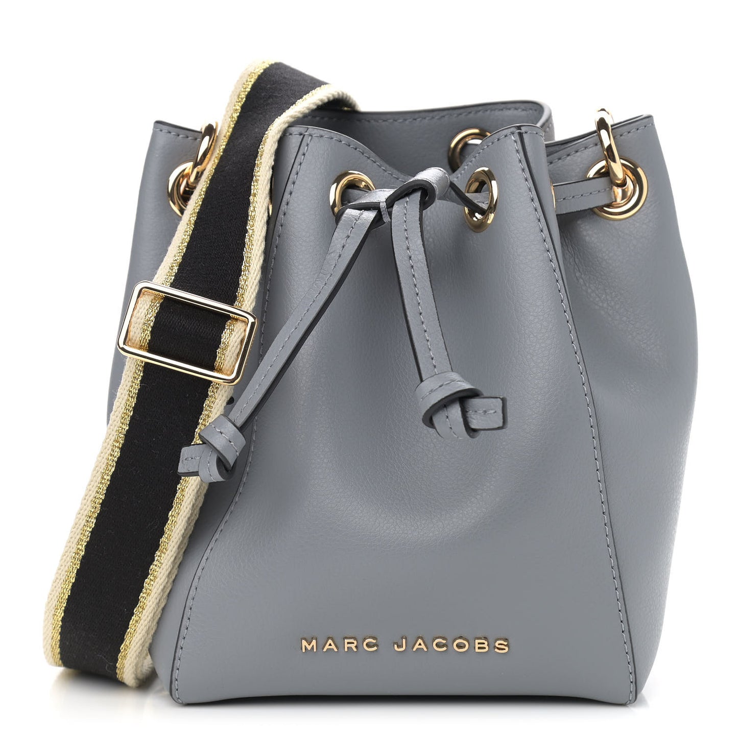 Grained Calfskin That Bucket Bag Grey