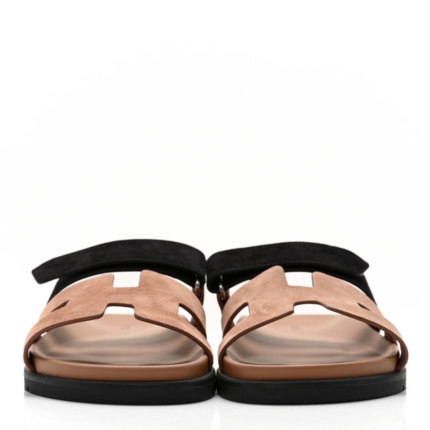 Suede Goatskin Womens Chypre Sandals 39 Rose Perle Black