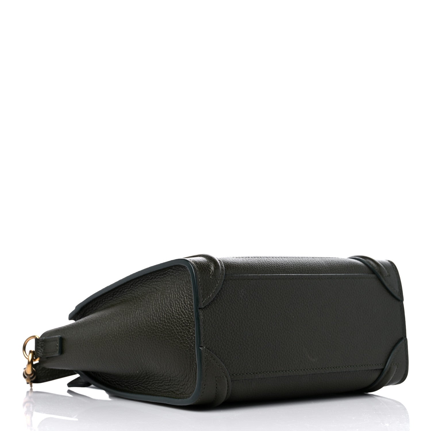 Celine Drummed Calfskin Nano Luggage Amazone 4 of 10