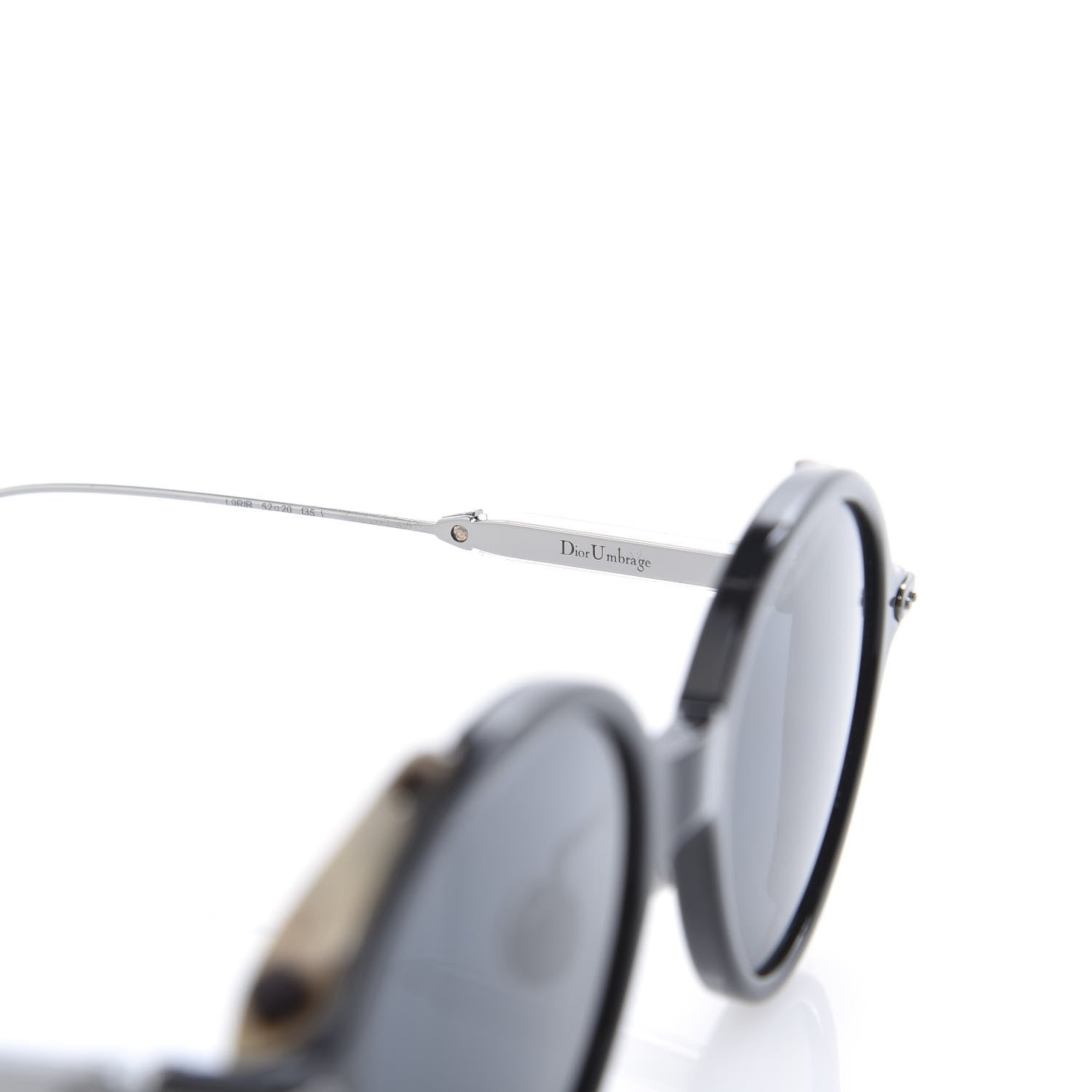 Christian Dior Acetate Umbrage Round Sunglasses Tortoise Black 5 of 8